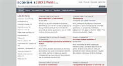 Desktop Screenshot of economieautrement.org